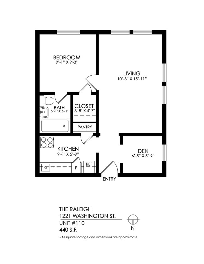 Floorplan - The Raleigh