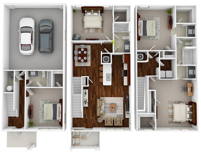 Floorplan - Harbor Island Apartments