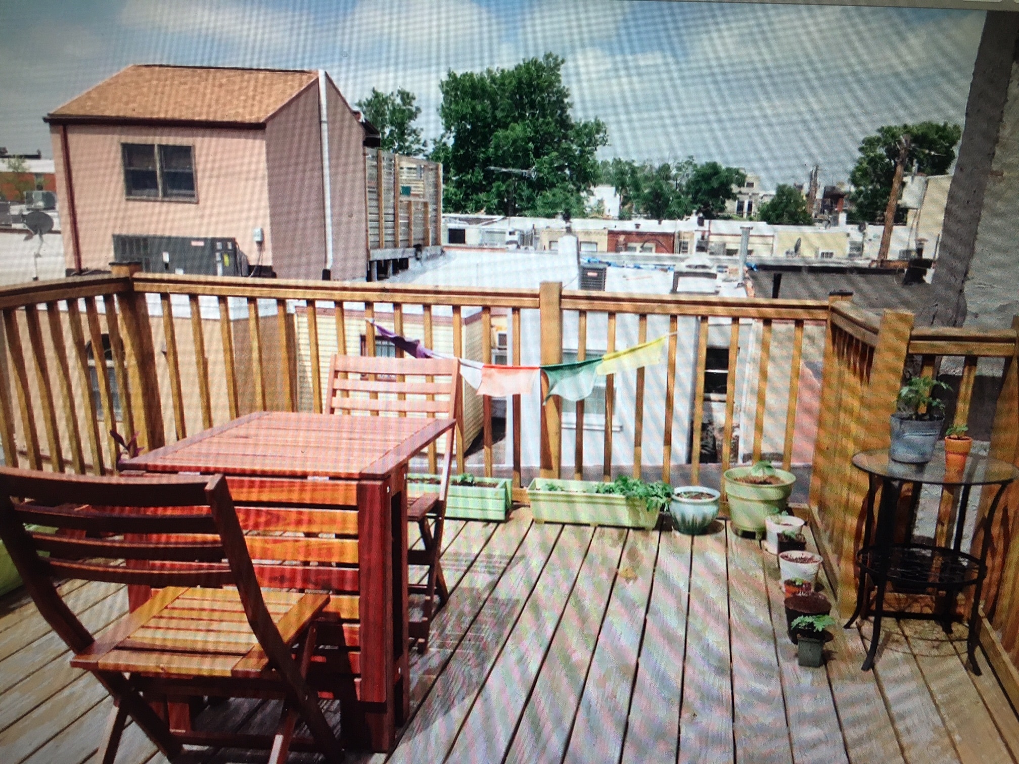 old pic of deck but back view - 1522 S 13th St