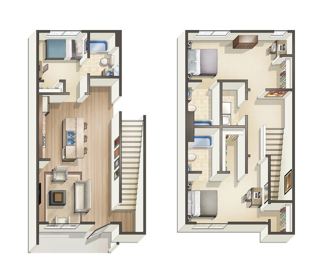 Floorplan - QUARTERS VERMILLION