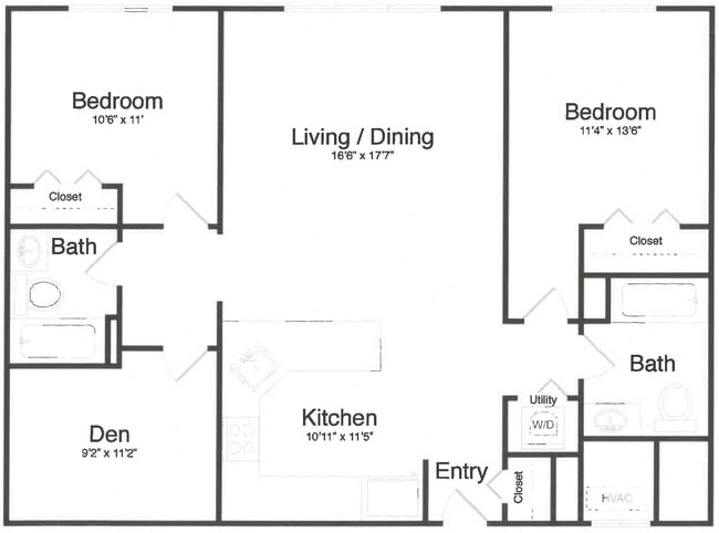 Floorplan - Courtyard at Jefferson