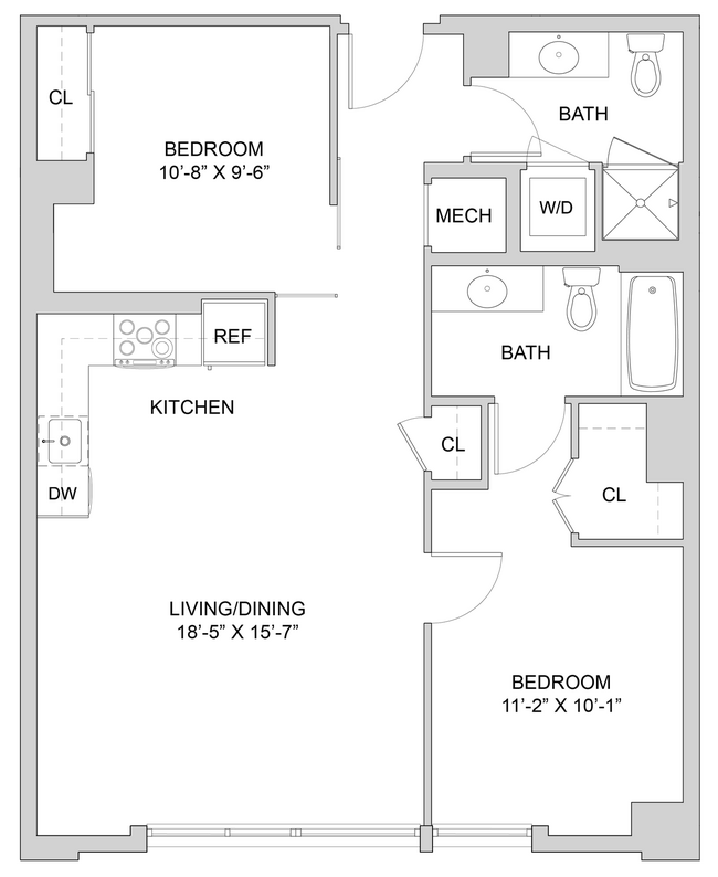 Floorplan - The Modern at Art Place