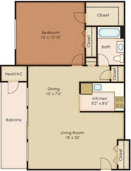 Floorplan - Walker Mill Apartments