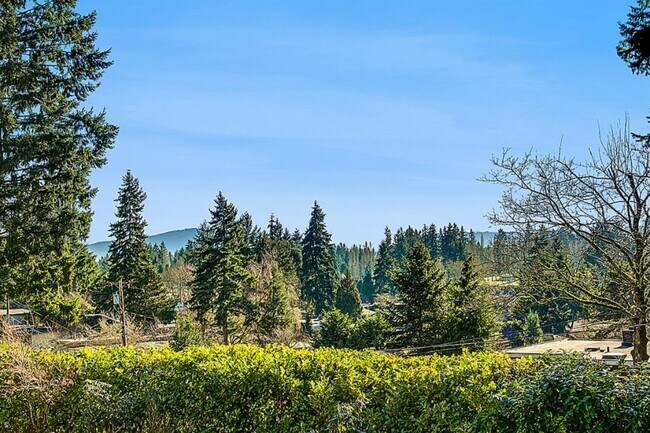 View through living room windows - 16025 Lake Hills Blvd