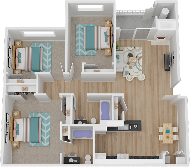 Floorplan - Marina Village Apartments