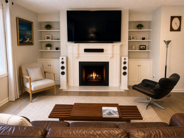 Living room (attached dining room) - 13360 W Bluemound Rd