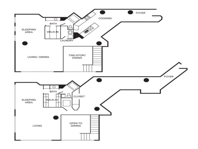 Floorplan - South Side on Lamar