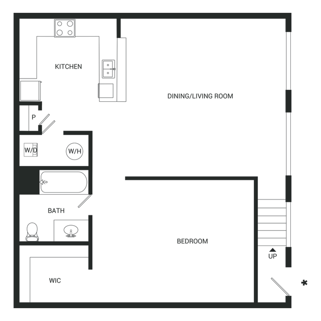 Floorplan - Bass Lofts Apartments