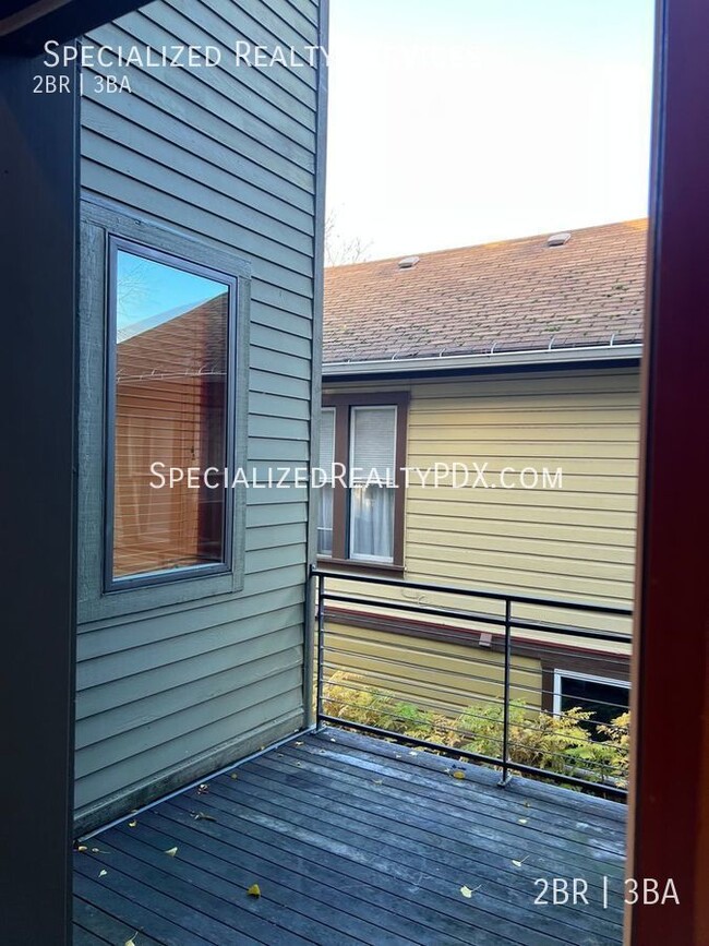 Juliet Balcony from Secondary Bedroom - 2644 NW Thurman St