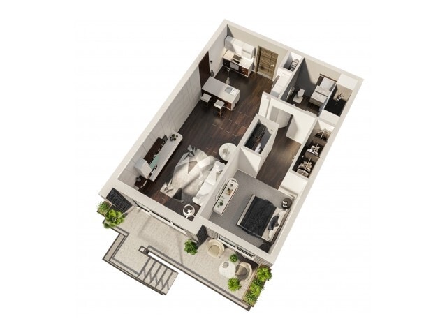One Bedroom One Bath - Uptown