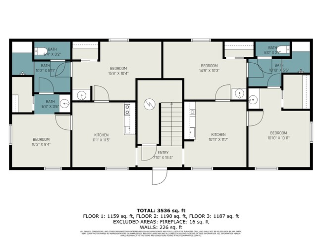 Floorplan - Student Rental 627 N Saint Peter St