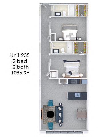 Floorplan - Fording Flats - All Utilities Included