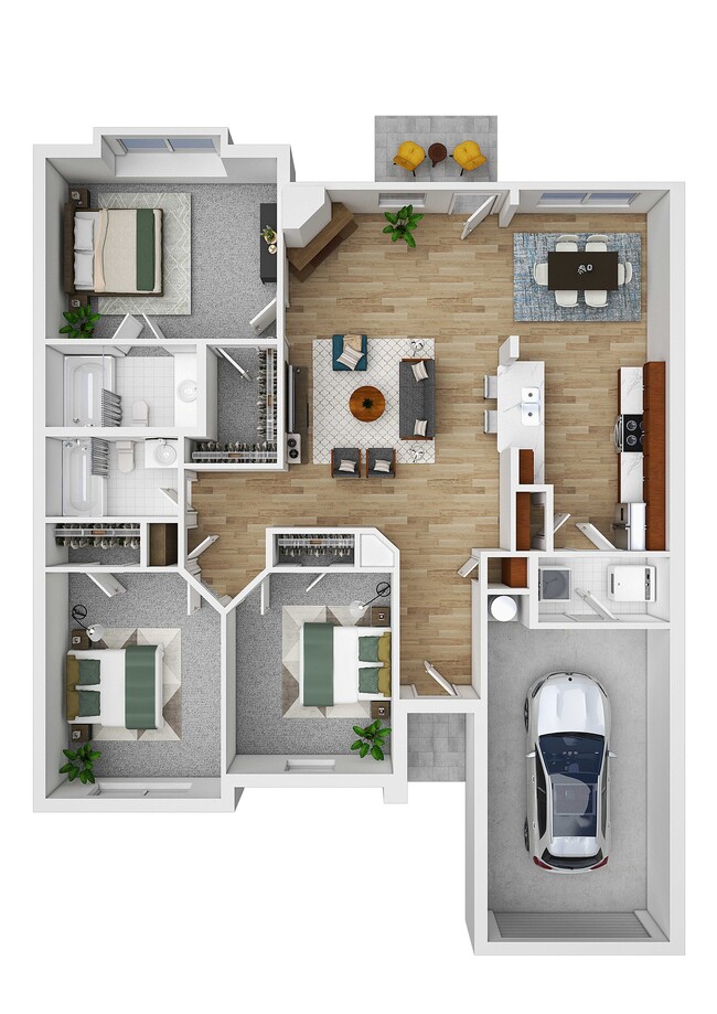 Floorplan - Nandina Way Townhomes