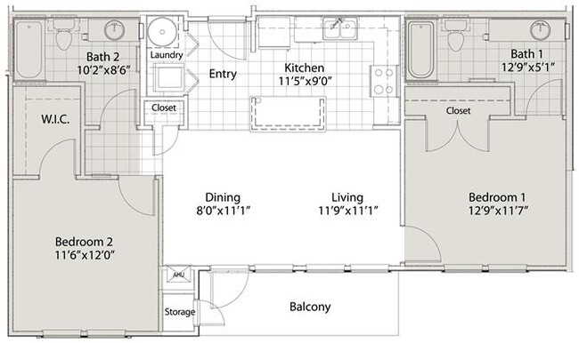 Floorplan - Golden Bamboo Village III Senior