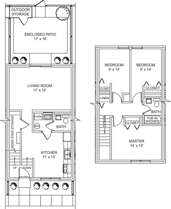 3BR/1.5BA - The Reserve at Pin Oak Apartments