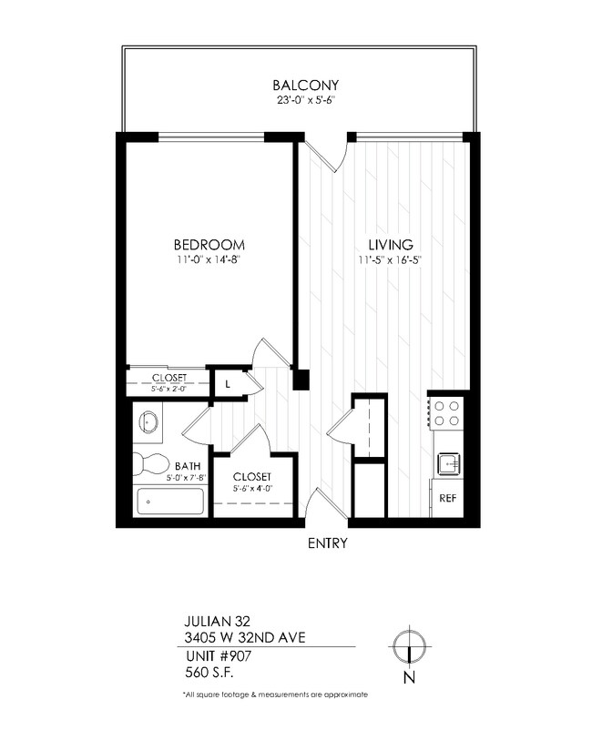Floorplan - Julian32 at Highlands Square