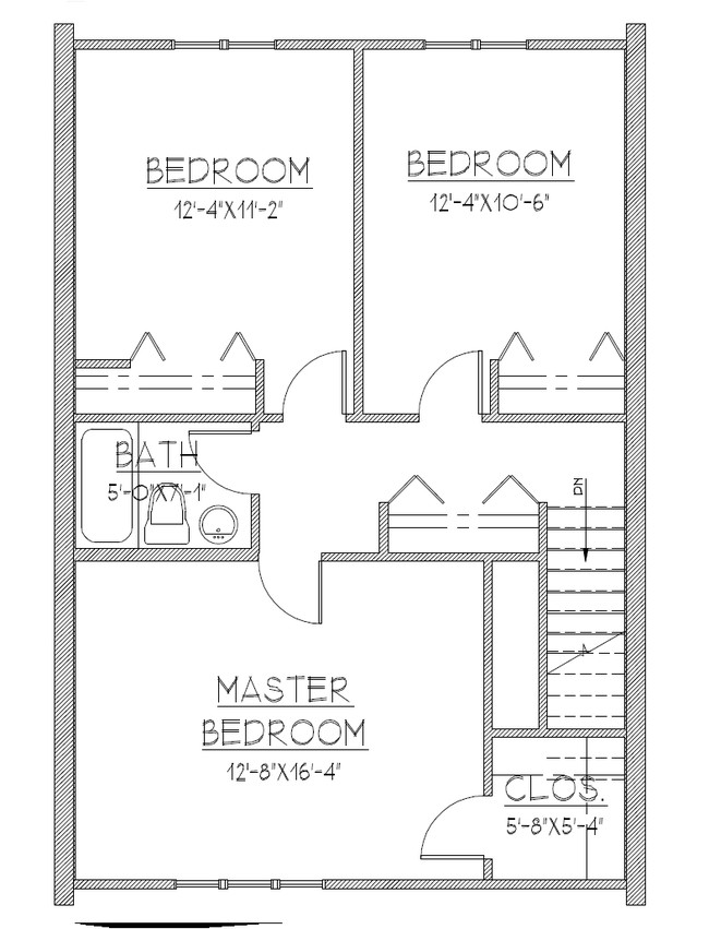 3BR/1BA - Brookside Terrace Apartments