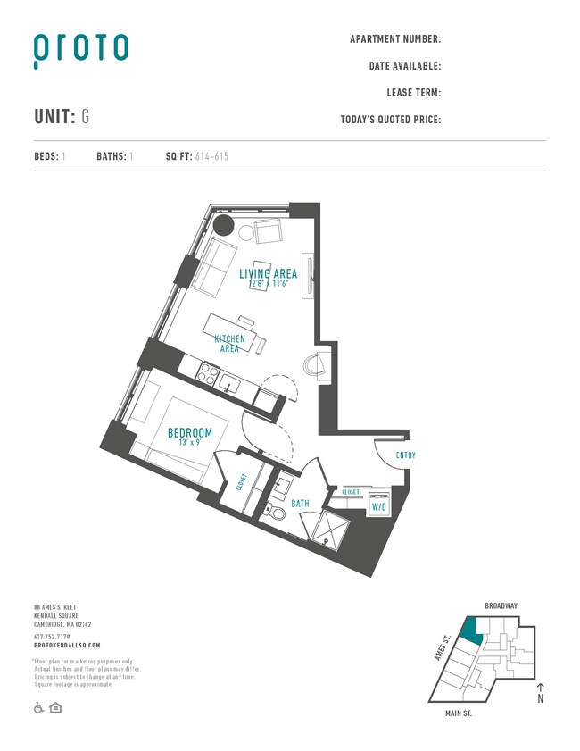 Floorplan - Proto Kendall Square