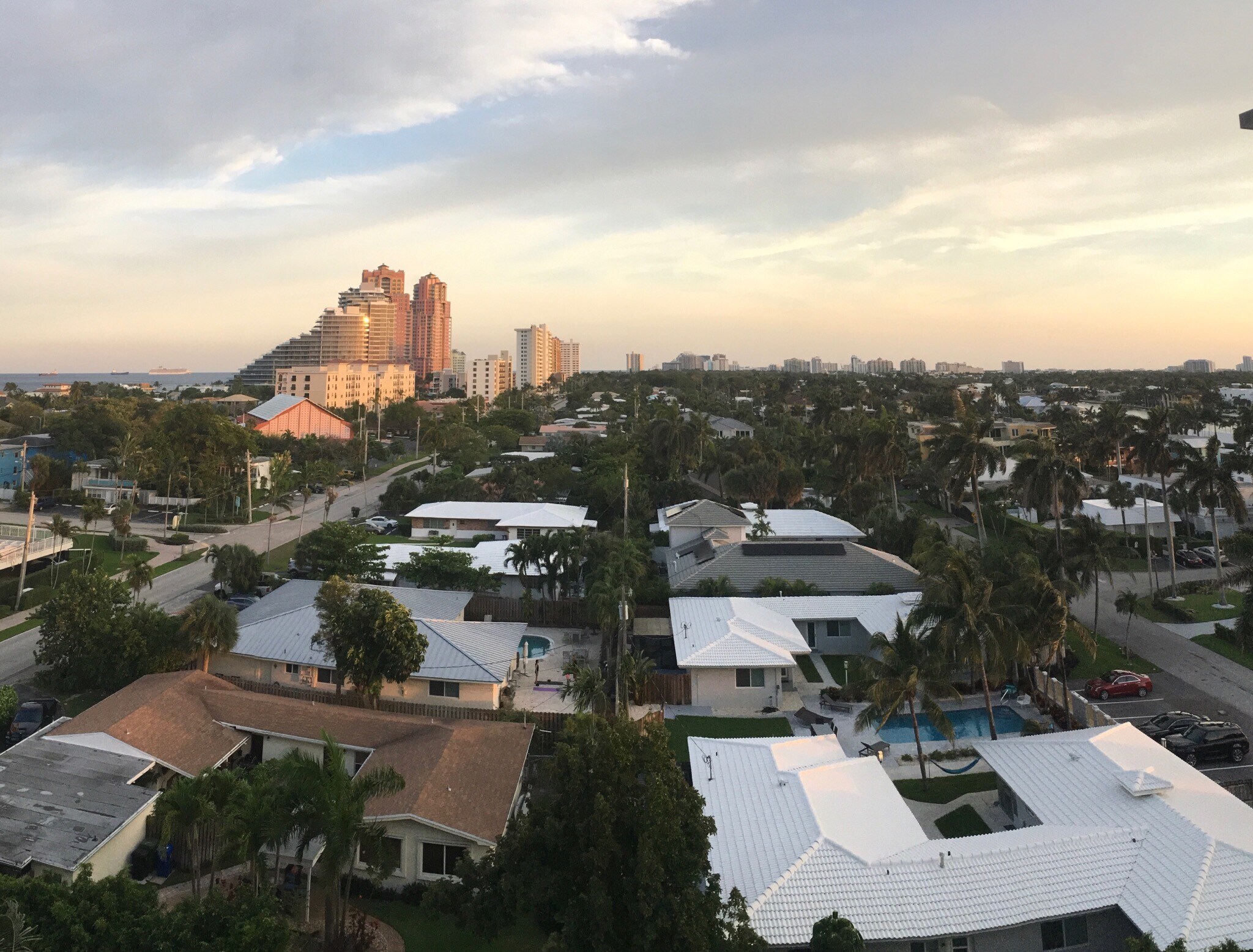 View from rooftop terrace - 3250 NE 28th St
