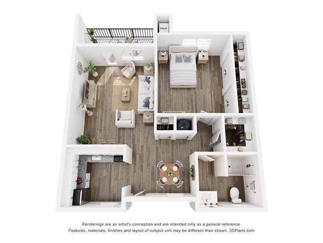 Floorplan - Lakeshore Presidential Apartments
