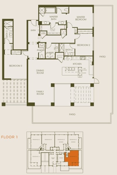 3BR/3.5BA - 432-438 N Oakhurst Dr