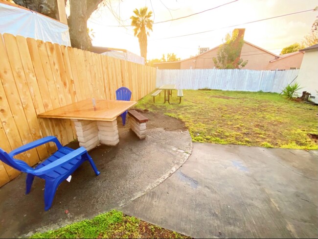 back yard - 14032 Stagg St