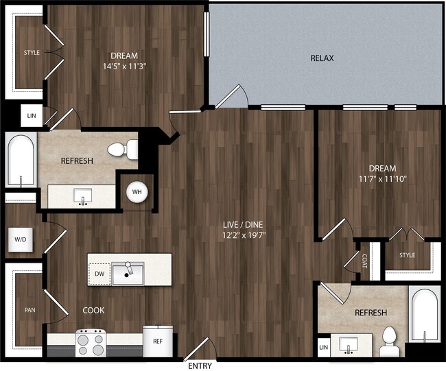 Floorplan - Skye at Love