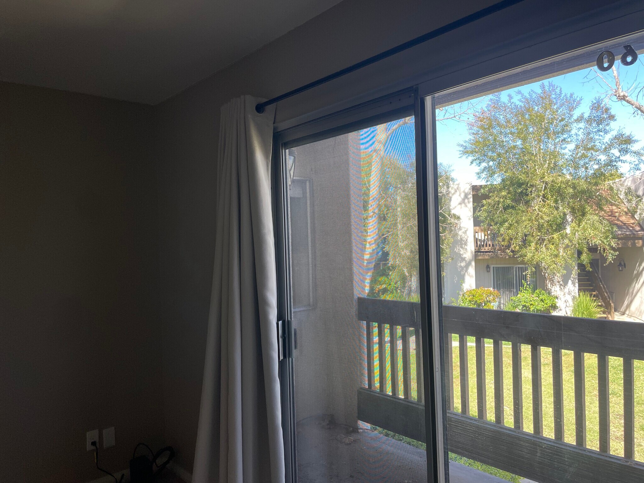 Living Room Balcony - 5350 Baltimore Dr