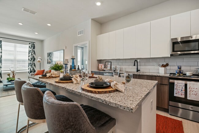 Model Living Area - Mirrorton Apartments