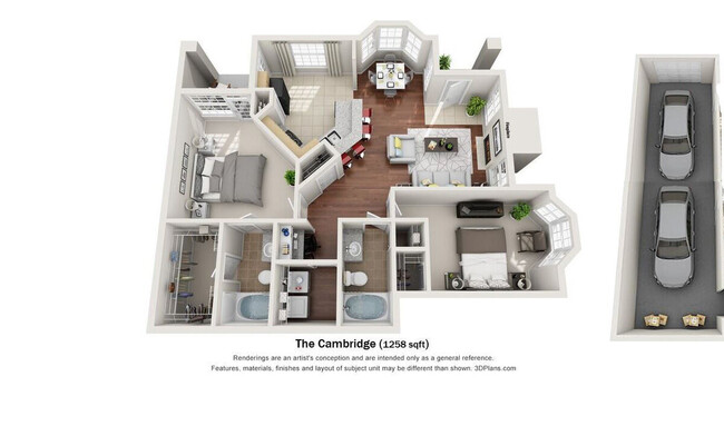 Floorplan - Stone Manor Apartments