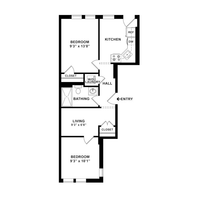 Floorplan - Clearway Apartments