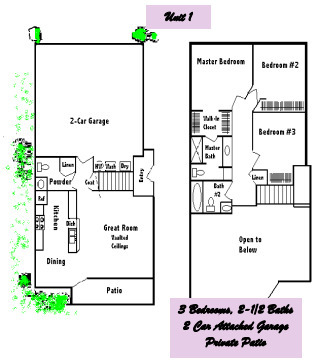 Floorplan - Rainbow Gardens Townhomes