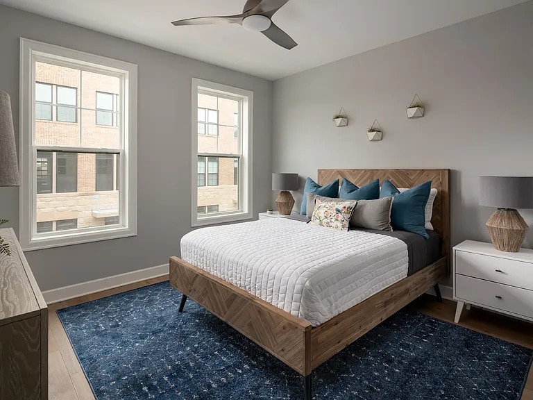 First of two bedrooms on top floor - 934 Pullman Pl