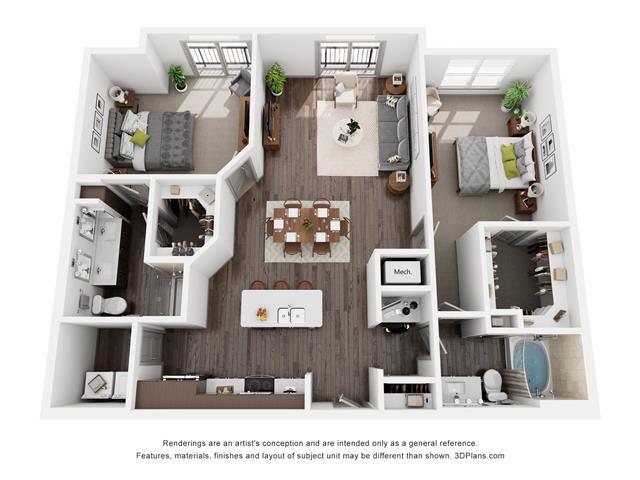 Floorplan - Creekside at Crabtree