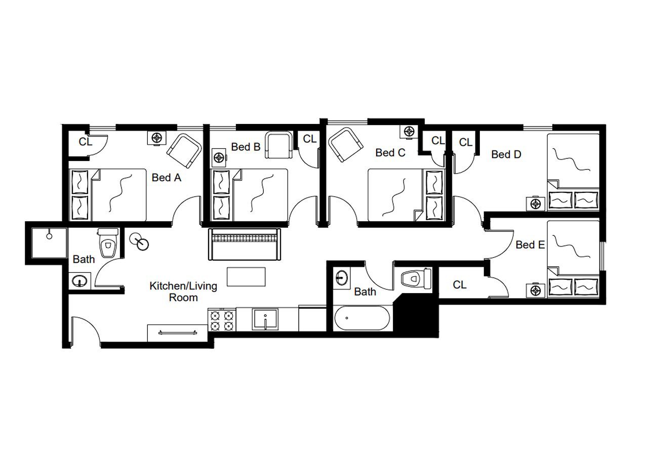 Building Photo - Private bedroom in 5 bed/2 bath Home