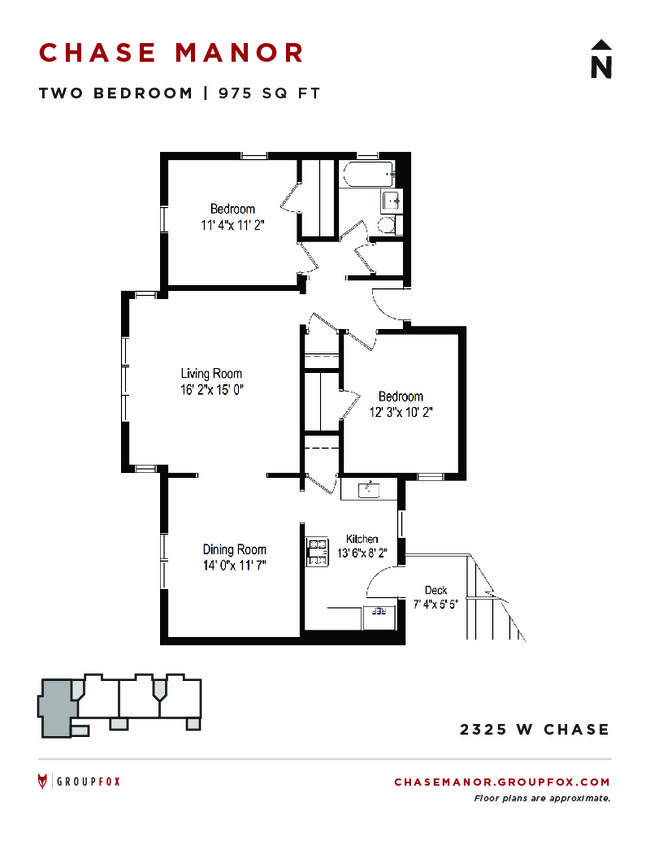 Floorplan - Chase Manor