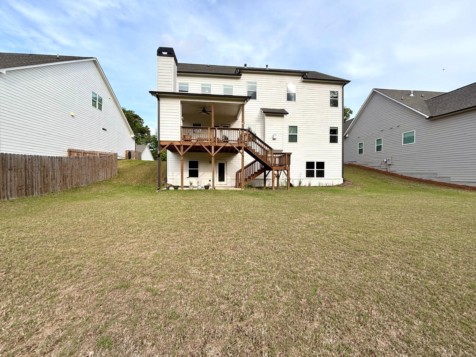 Flat Backyard - 1920 Grand Lanier Dr