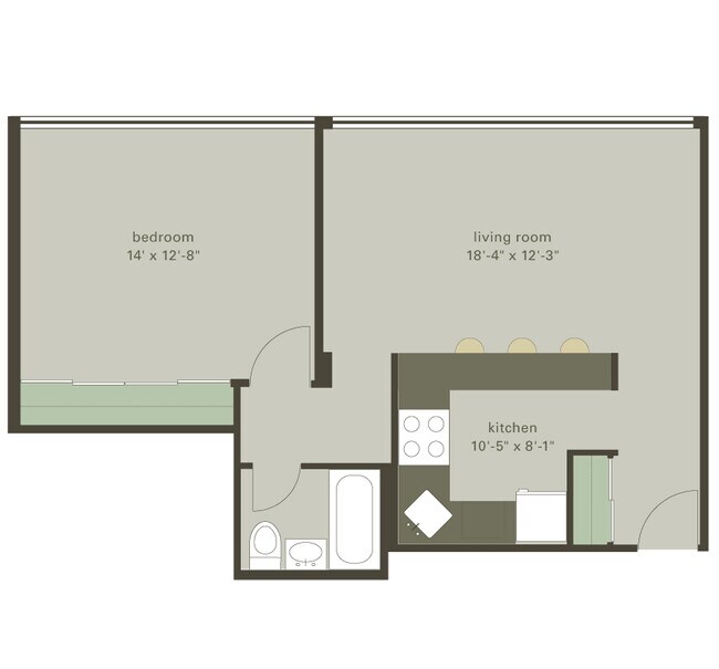 Floorplan - Algonquin Apartments