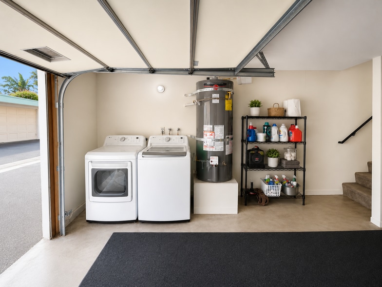Washer, Drier, and Water Heater - 8775 Gilman Dr