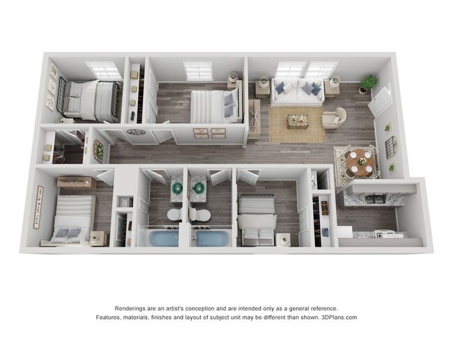 Floorplan - Allendale Village Apartments