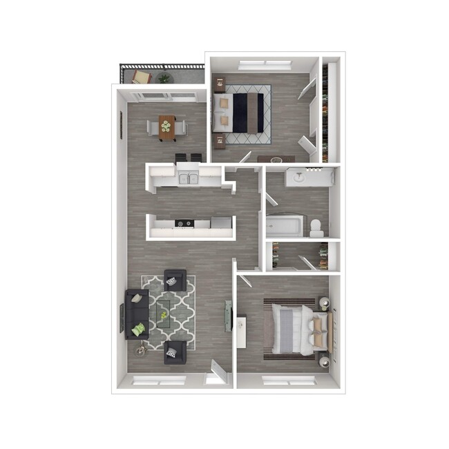 Floorplan - Mission Pointe Club Apartments