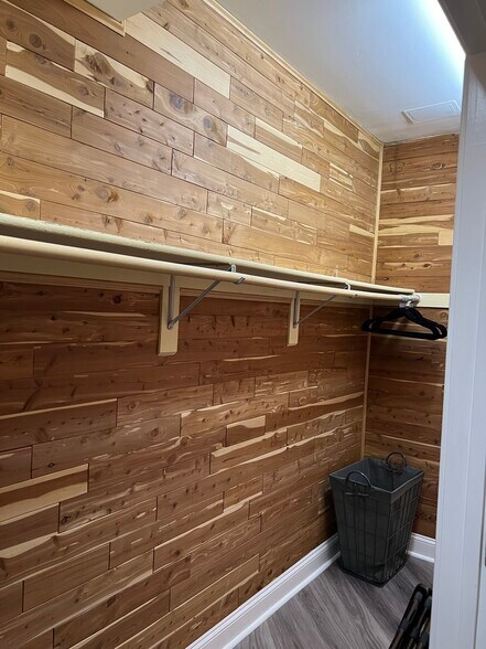 Spacious cedar lined closets. - 19810 Silcott Springs Rd