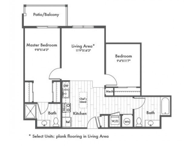 B1 Two Bedroom - Modera 44
