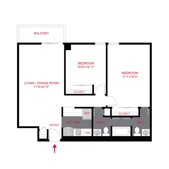 Floorplan - 180 Flats