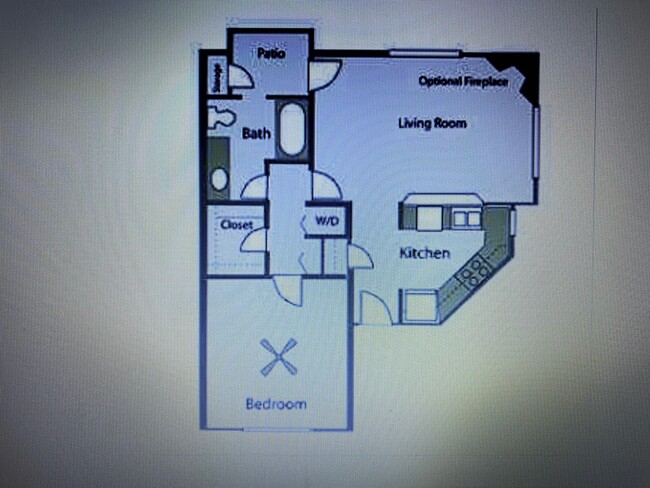 layout of condo - 7425 Charmant Dr