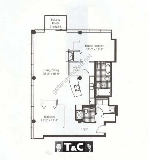 2BR/2BA - Metropolitan Place