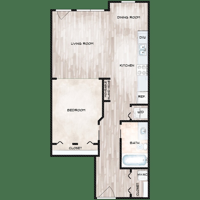 Floorplan - The Lofts at Savannah Park