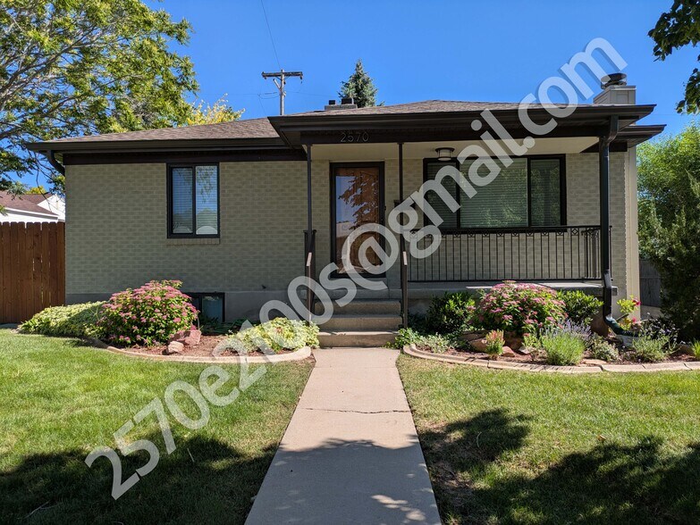 House front - 2570 East 2100 South