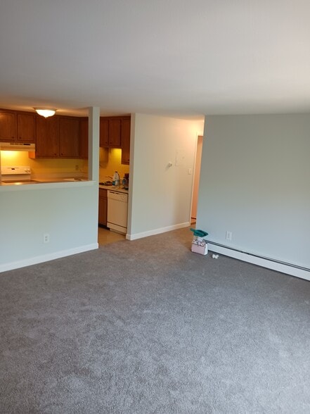 Living room with open kitchen. - 27 North St