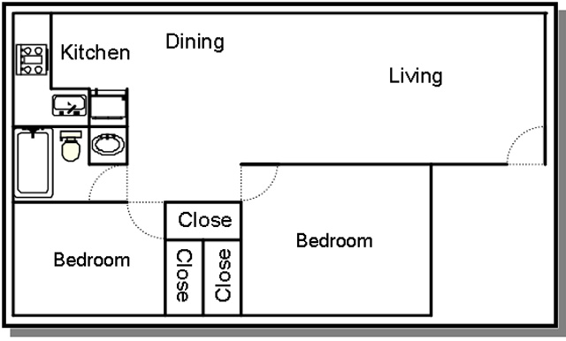 Floorplan - Lake Oswego Apartments